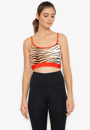 FOXY FELINE Raceback Sports Bra